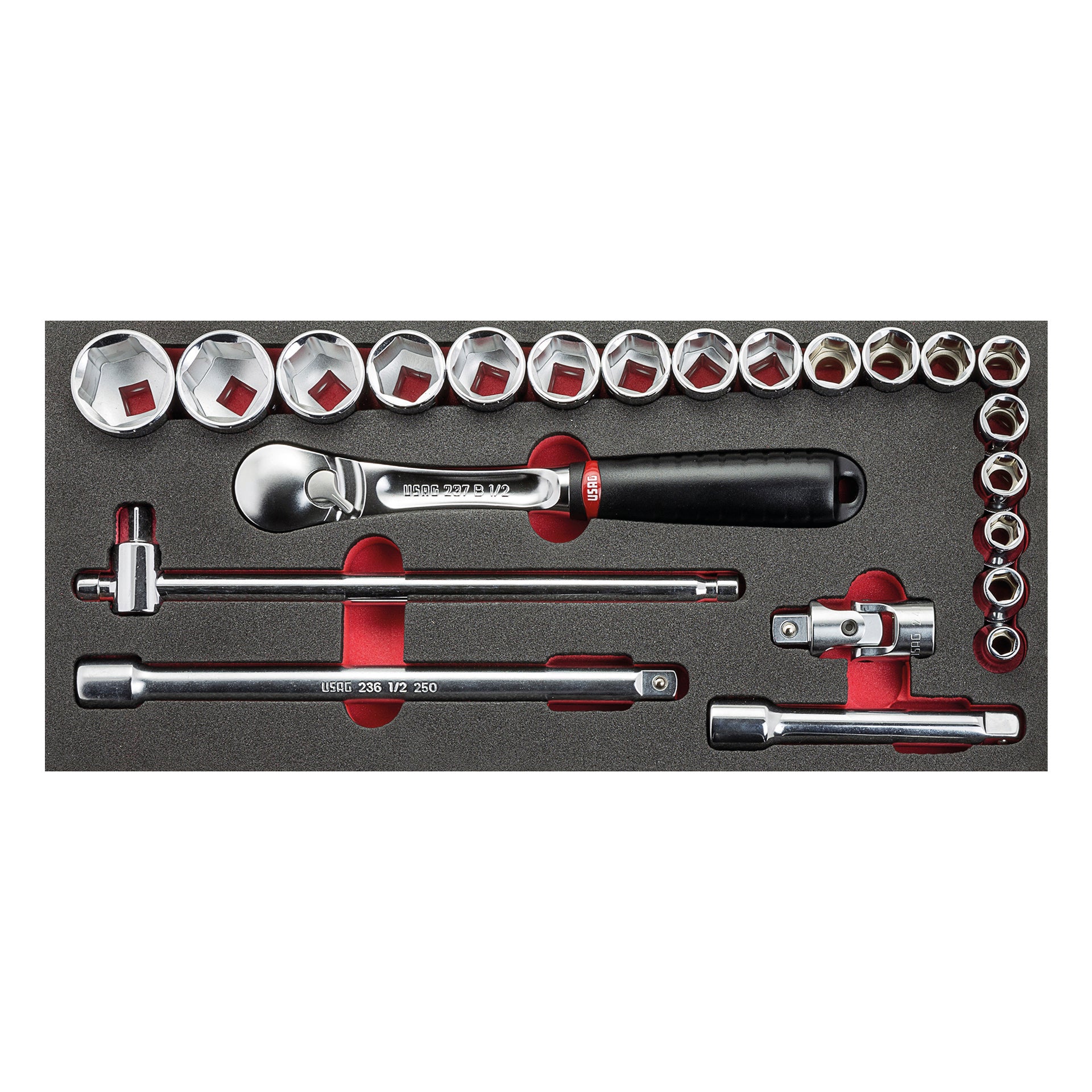 Assorted two-tone sponge module (23 pcs) | 519 M 613CEB | Usag - U05190925 Assorted two-tone sponge module (23 pcs) | 519 M 613CEB | Usag - U05190925